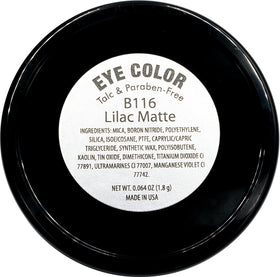 Pure Ziva soft light pink lavender pressed eyeshadow for soft glam possibilities.