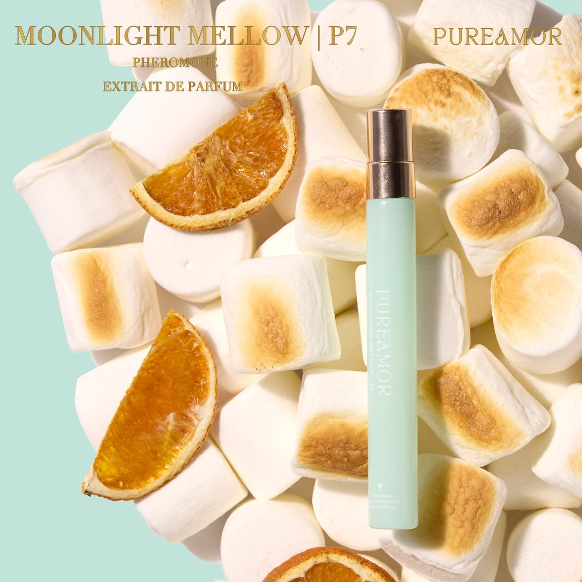 PUREAMOR Moonlight Mellow neroli and orange notes create a light, uplifting aura.