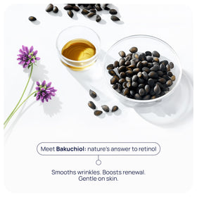 PUREANCE serum texture close-up highlighting a silky, fast-absorbing finish.