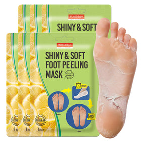 Purederm shiny and soft foot mask pack ready for at-home spa.