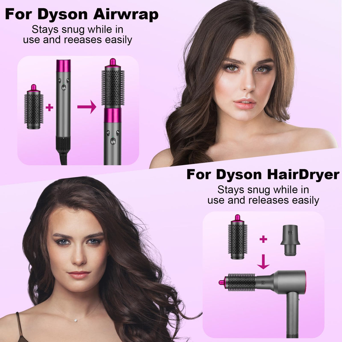 PUREGUST 4-in-1 styling tool combines brushing, drying, volumizing, curling.