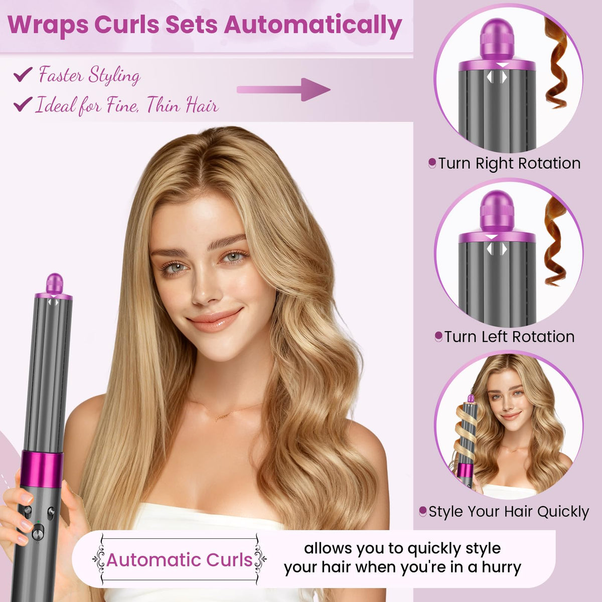 PUREGUST auto wrap nozzle delivers even wraps for consistent results