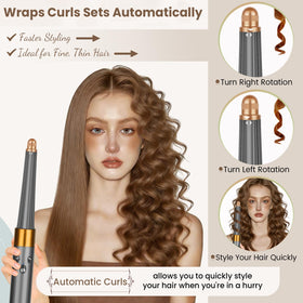 Puregust auto-wrap precision curls with airflow
