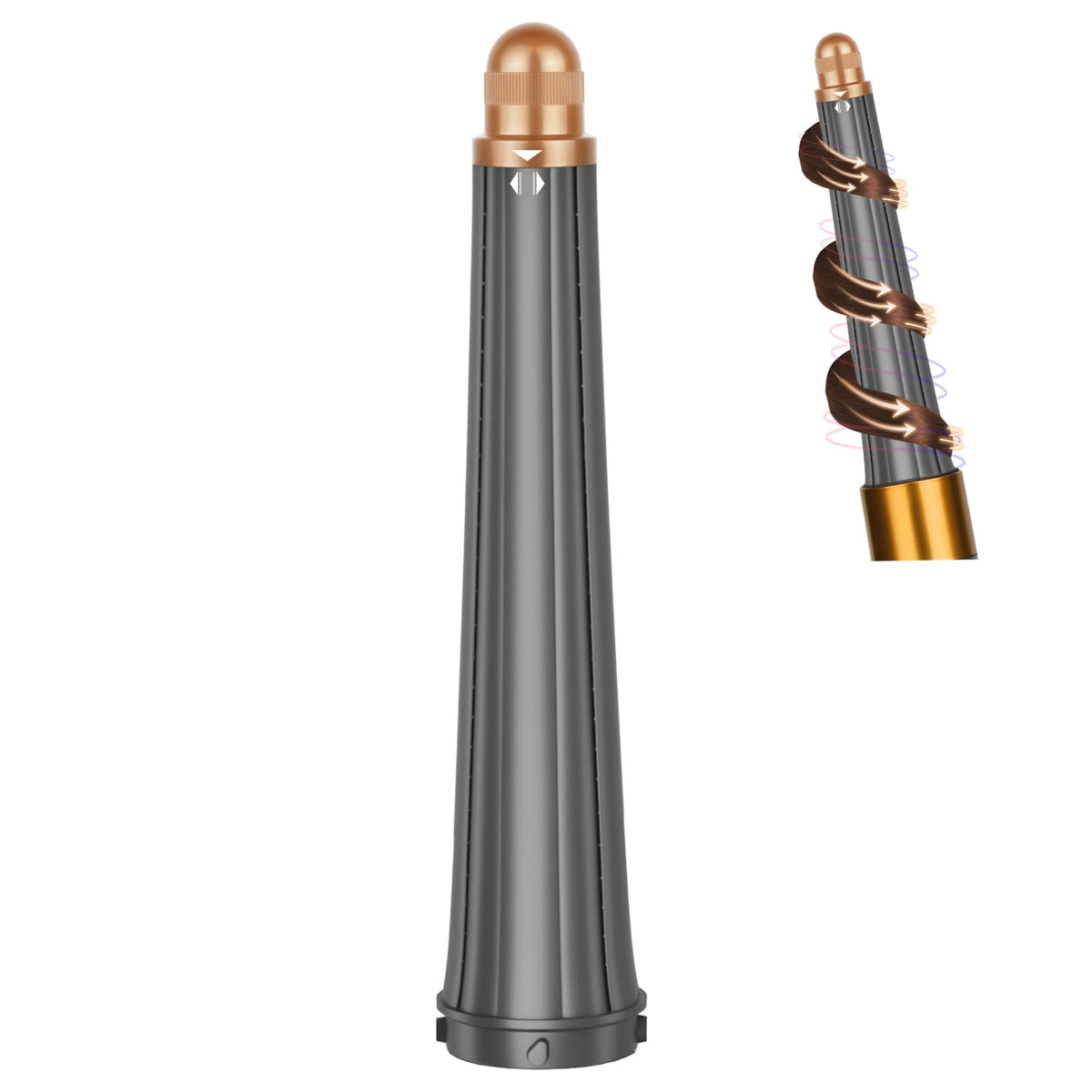 Puregust conical barrel creates classic waves with Dyson Airwrap