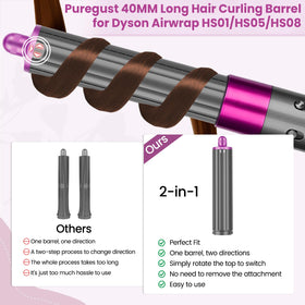 PUREGUST in and out styling for inward curls and outward volume