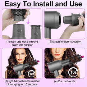 PUREGUST kit includes brush attachment and magnetic adapter for versatile use.