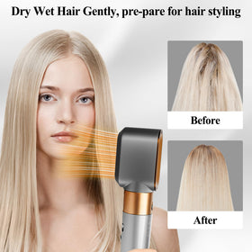 PUREGUST Pre-Styling Dryer, gold top view, compatible with Dyson Airwrap HS01 HS05