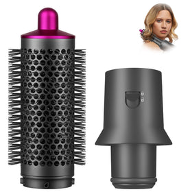PUREGUST small round brush attachment on Dyson Airwrap for effortless root lift and volume.