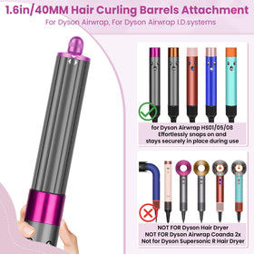 PUREGUST soft inward and outward curls with 1.6in barrel