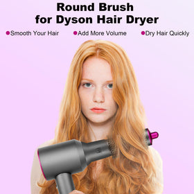 PUREGUST volumizing brush lifts roots while drying for added body.