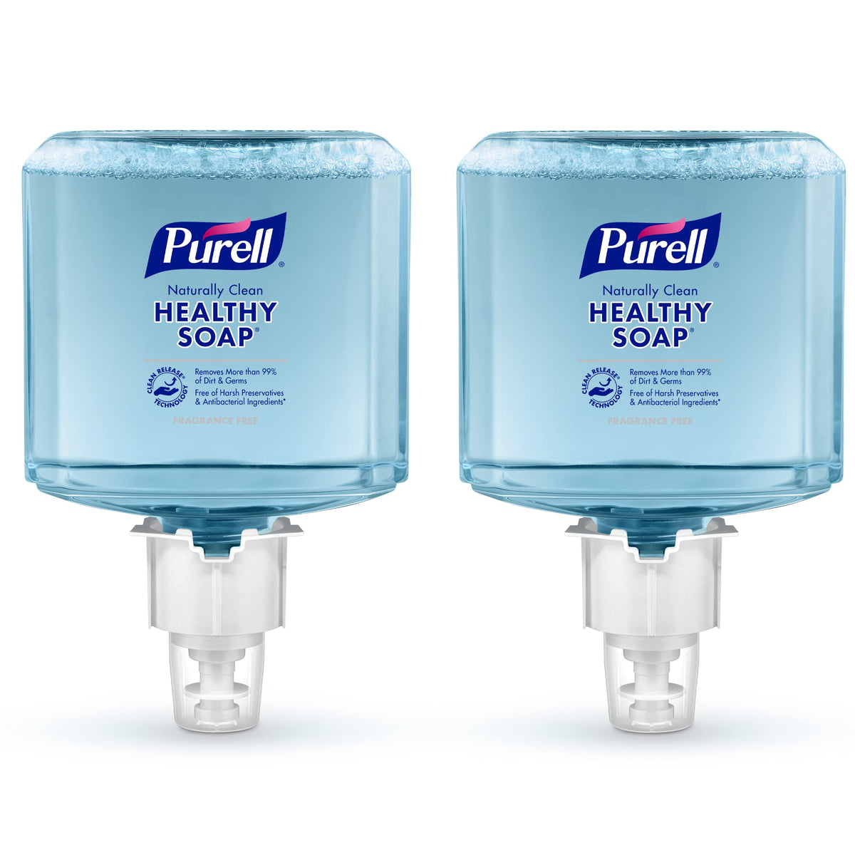 Purell CRT Healthy Soap 1200 mL refill for ES6, fragrance-free and skin-friendly.