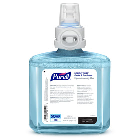 Purell ES8 dispenser-compatible refill enables simple maintenance and uninterrupted handwashing.