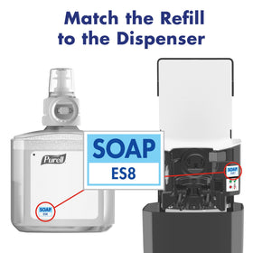 Purell factory-sealed refills reduce contamination risk during replacement.