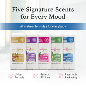 Purelygreat 75 g net weight label communicates long-lasting value.