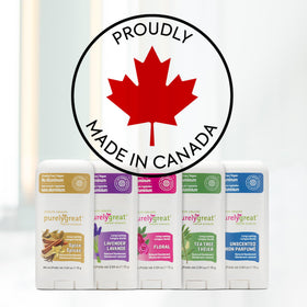 Purelygreat floral deodorant stick cap—secure travel cap for mess-free application.