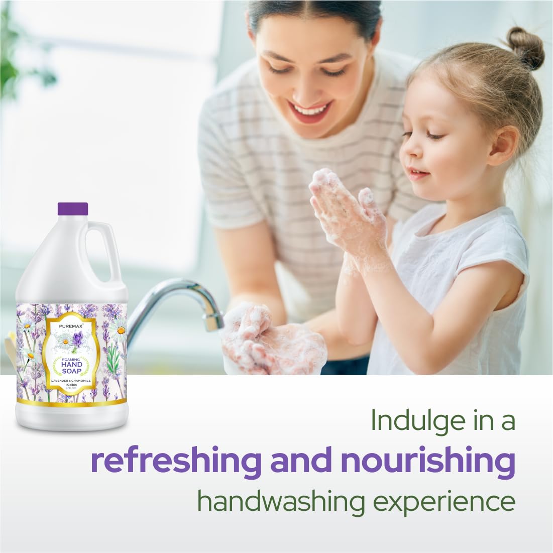 Puremax dye-free foaming soap refill without color additives