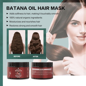 PureNaturis Batana Oil Complete Kit packaging showcases a four-step routine for growth-oriented care.