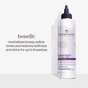 Pureology Tone Purple application highlights silky shine and even color