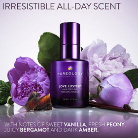 Spray angle of Pureology Love Luster mist for even distribution
