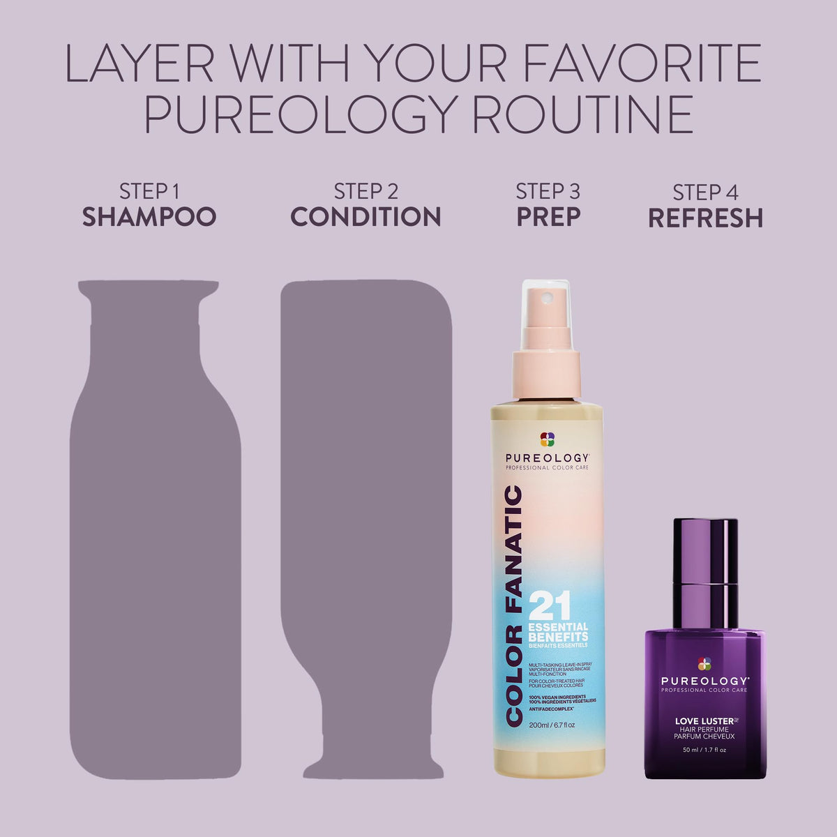 Neofresh odor neutralizer technology visible in Pureology Love Luster