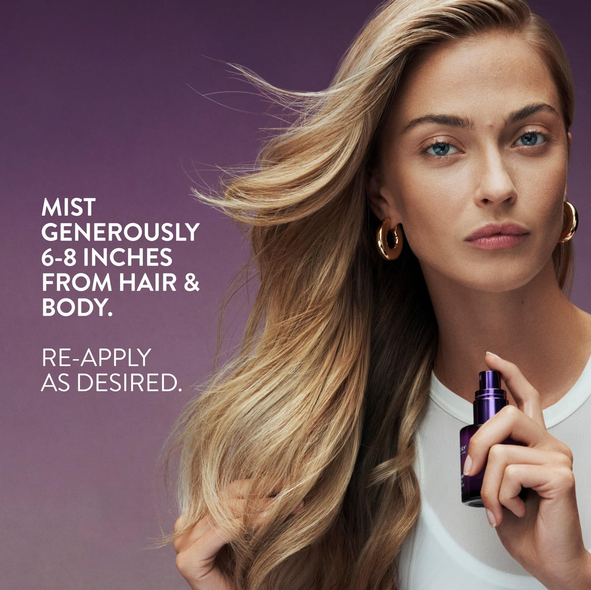 Vanilla Peony notes close-up highlighting warm fragrance in Pureology Love Luster