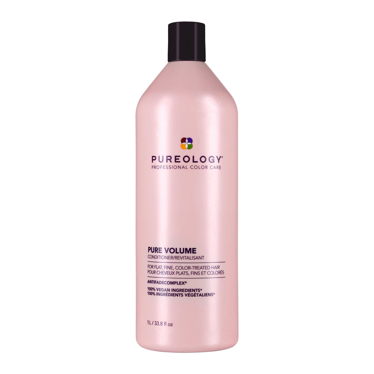 Pureology Pure Volume Conditioner bottle highlights color-safe lightweight lift for fine hair