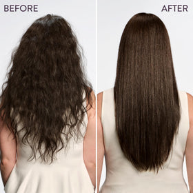 Pureology Smooth Gloss Treatment Mask application scene illustrating easy hair detangling and smoothing