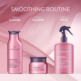 Pureology Smooth Gloss Treatment Mask ingredients label emphasizing vegan formula
