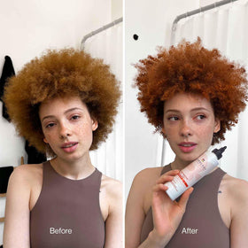 Pureology Tone Copper gloss on dull hair boosts shine and depth.
