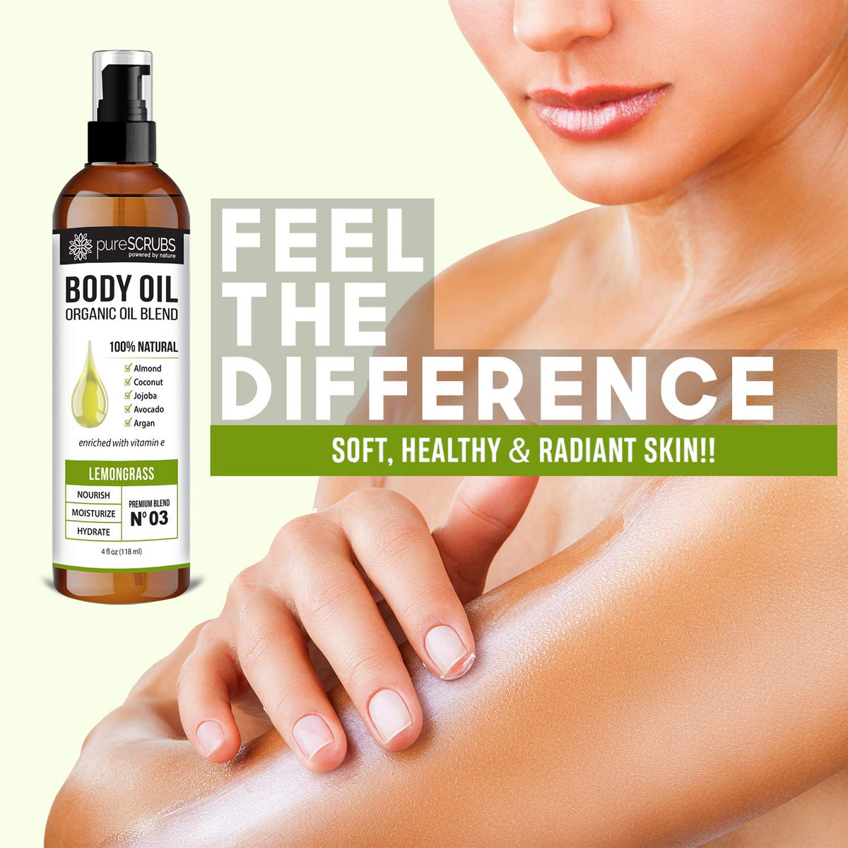 PureSCRUBS oil applied to nails and cuticles for nourished nails