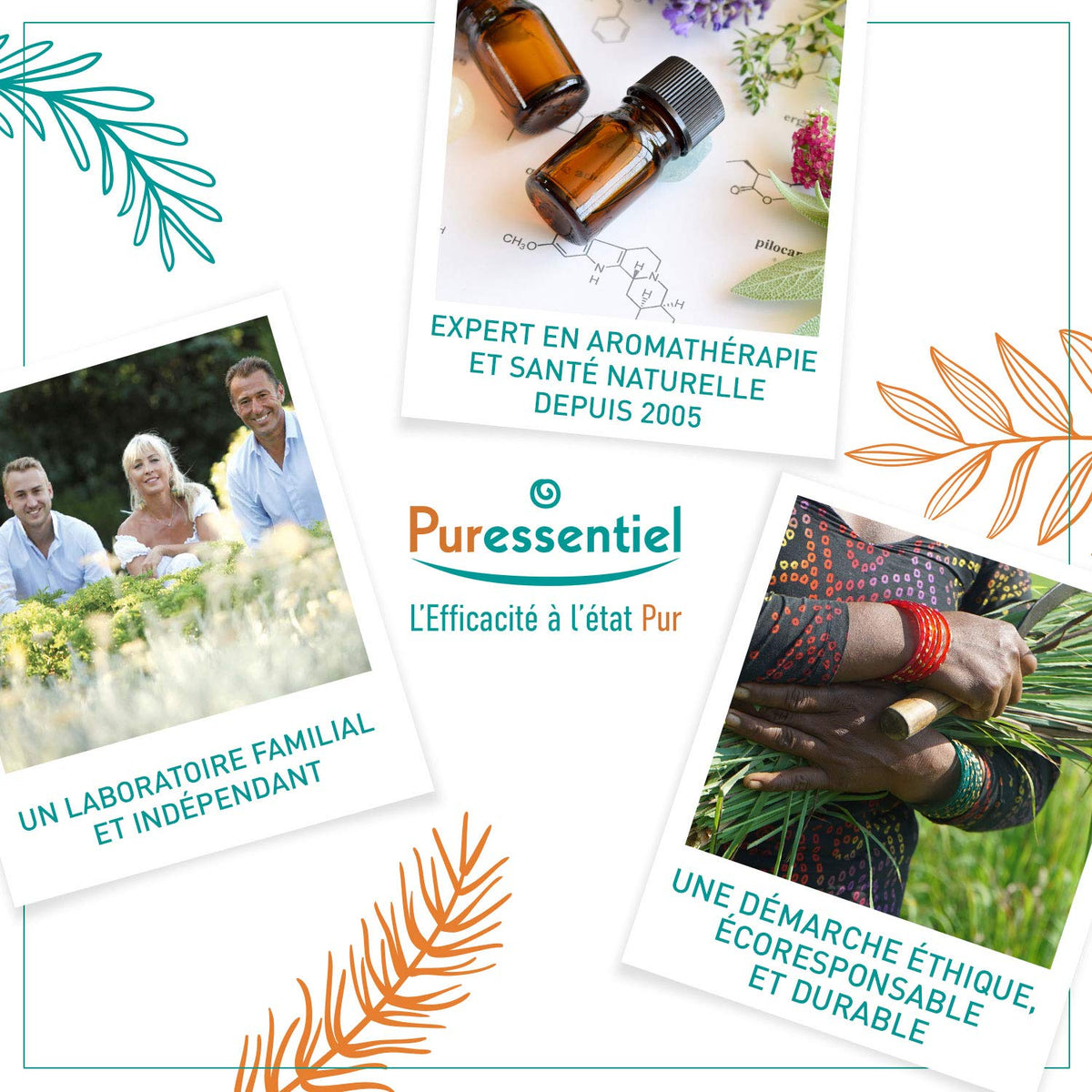 Eco-friendly packaging and sustainable sourcing for Puressentiel