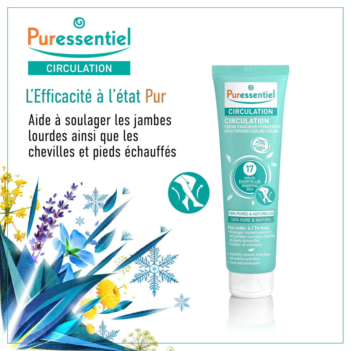 Close-up of non-greasy, fast-absorbing cream texture