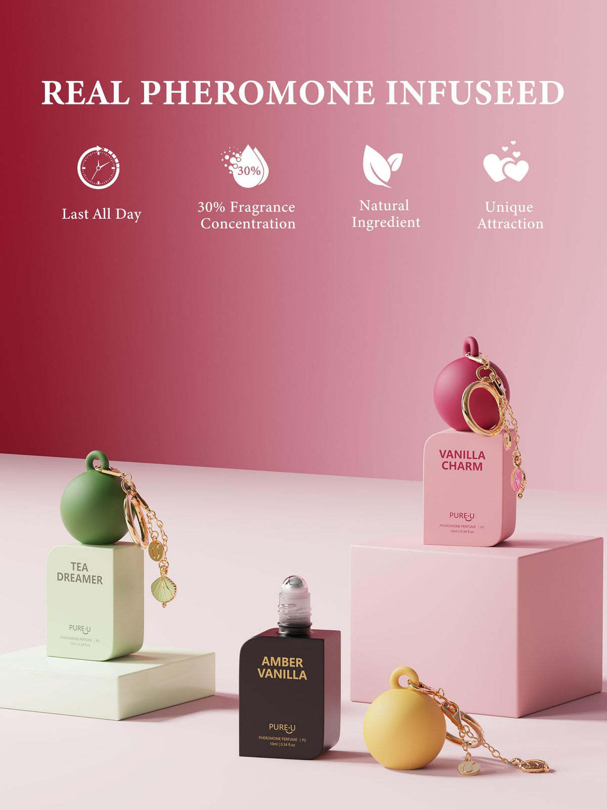 PUREU travel-size perfume oil ready for day-to-night use.