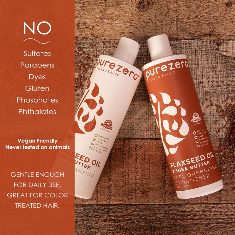 Close-up of Purezero conditioner texture suggests smooth detangling power.