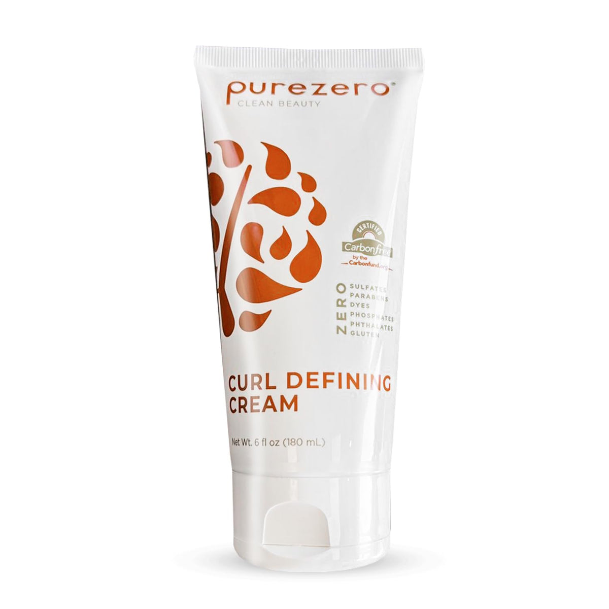 Purezero Curl Cream swatch on curls highlights definition and moisture without heaviness