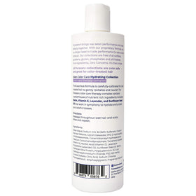 Hands applying Purezero shampoo in a bathroom for daily cleansing