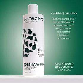 PureZero Rosemary Mint Conditioner bottle for silky, lightweight conditioning.