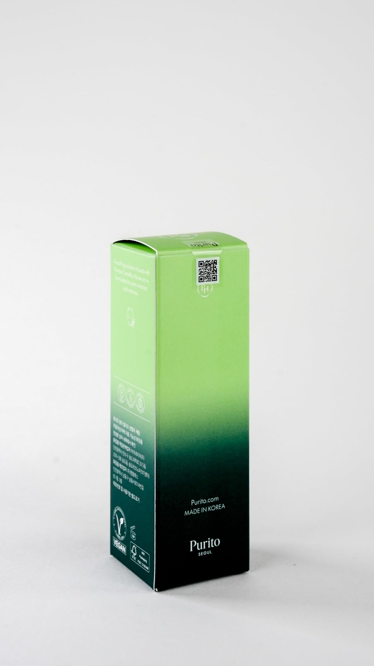 Vegan and cruelty-free PURITO Centella Serum for mindful skincare.