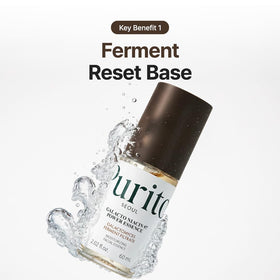 PURITO Ferment Filtrate graphic showcases nutrient-rich fermentation benefits.