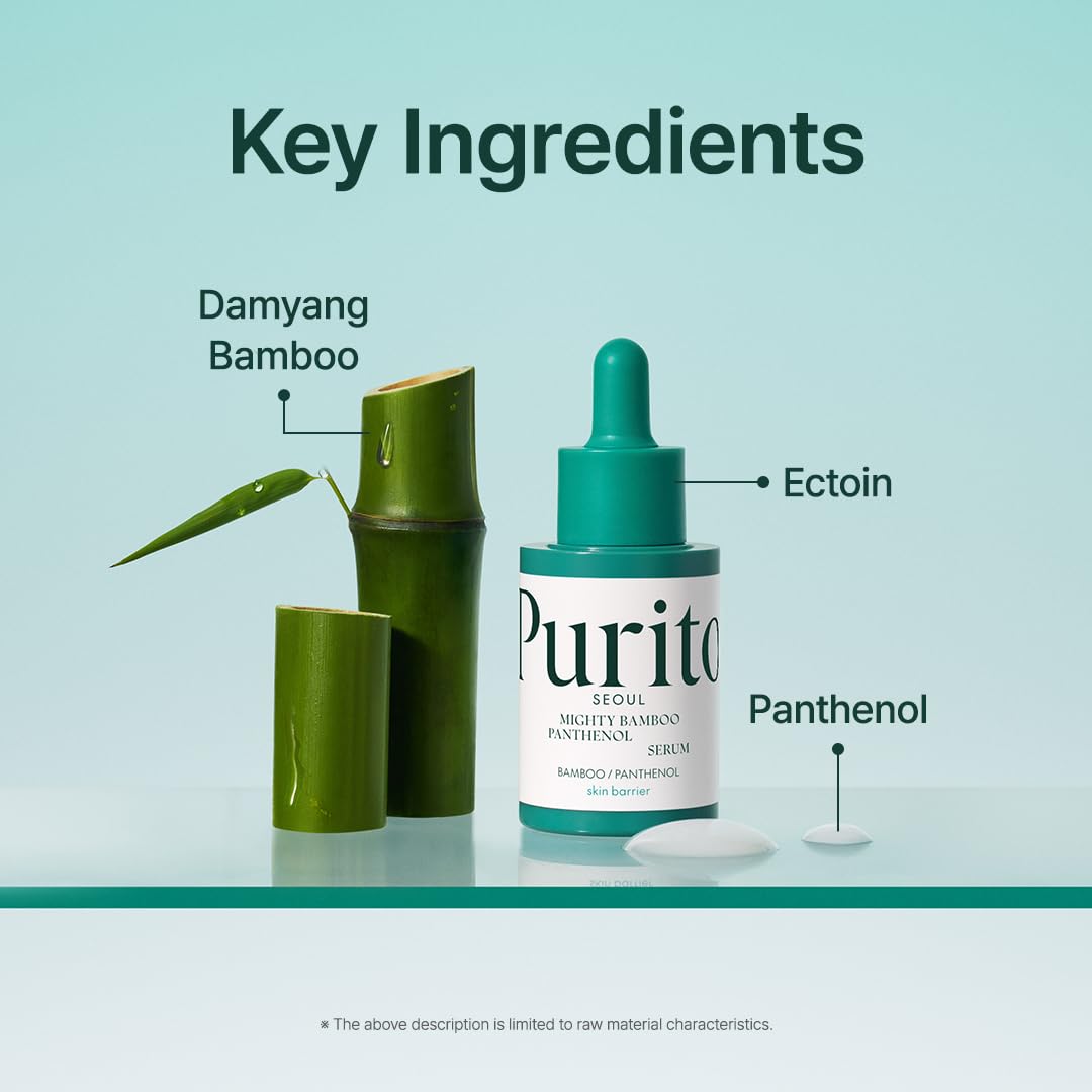 After application, PURITO Mighty Bamboo Panthenol Serum delivers a radiant, hydrated glow