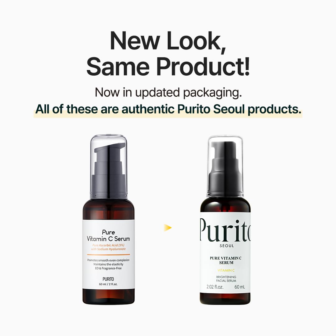 Purito Pure Vitamin C Serum dropper enables precise, gentle application for even tone