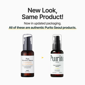 Purito Pure Vitamin C Serum dropper enables precise, gentle application for even tone