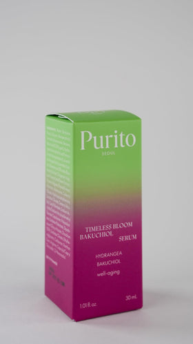 Purito sensitive skin label close-up confirms dermatologist-tested hypoallergenic properties