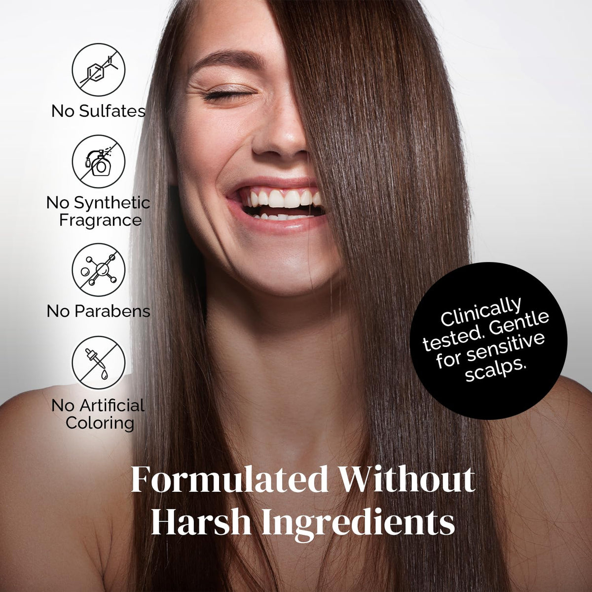 Puriya sulfate-free conditioner adds shine to hair after use.