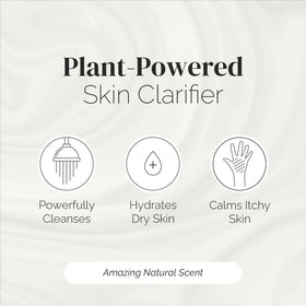 Puriya Tea Tree Body Wash ingredients highlight tea tree and eucalyptus cleansing properties.