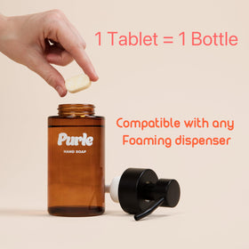 Purle hypoallergenic vegan formula on kid-friendly packaging.