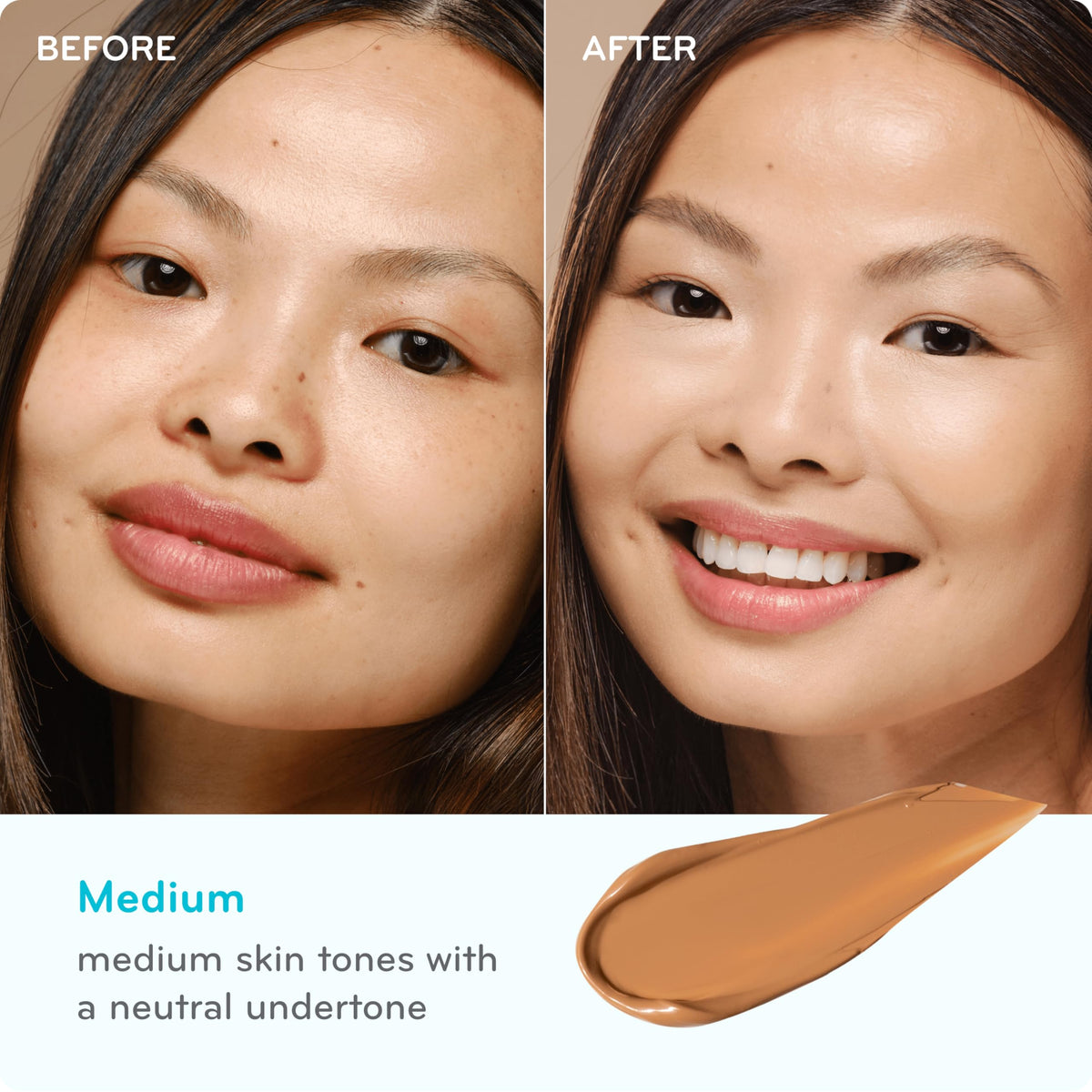 Purlisse on the face for a natural, no-makeup look