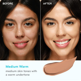 Hawthorn berry nutrients in Purlisse BB cream supporting texture and glow.