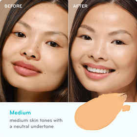 purlisse Oil-free formula keeps texture breathable with balanced glow.