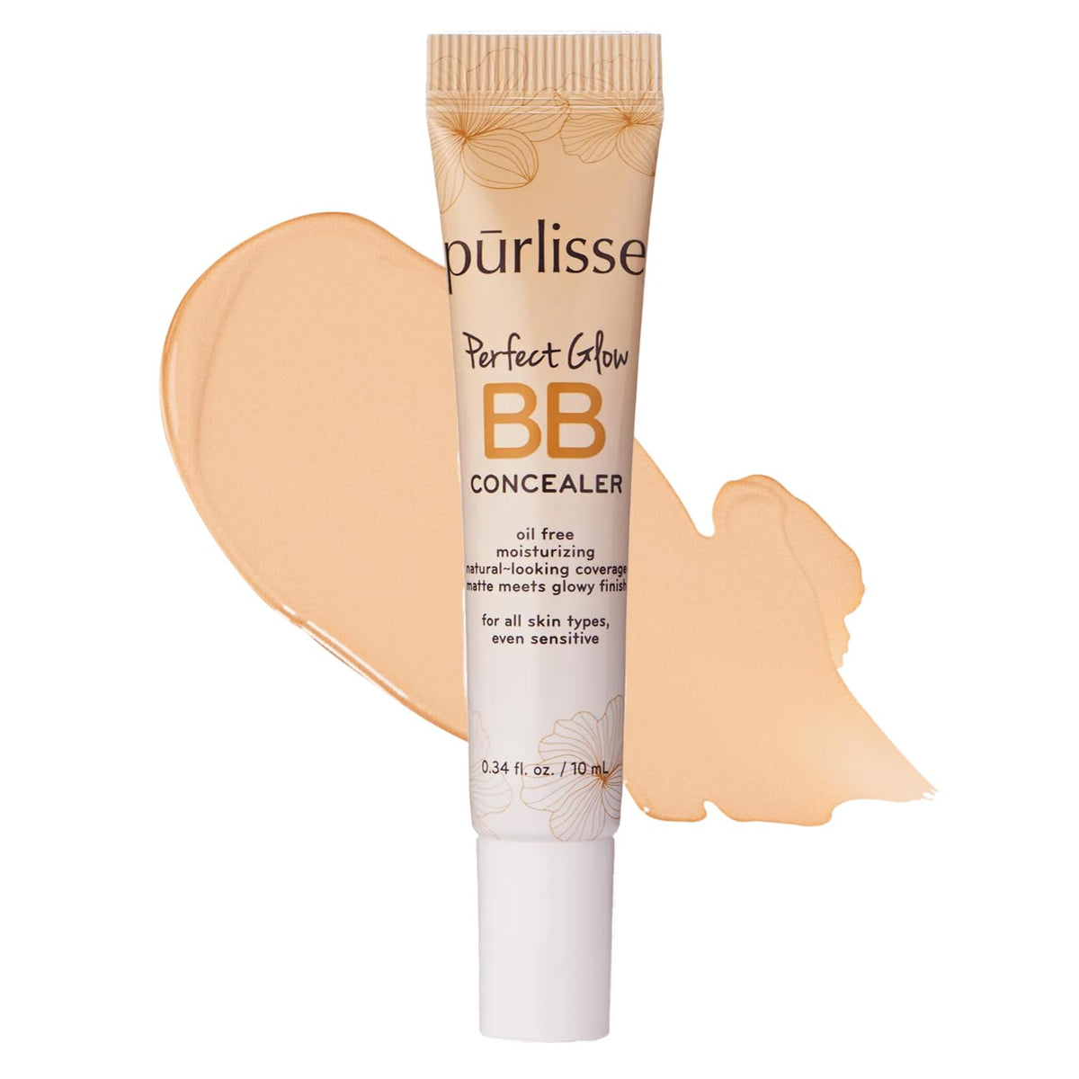 Purlisse Perfect Glow BB Cream Concealer bottle for on-the-go brightening
